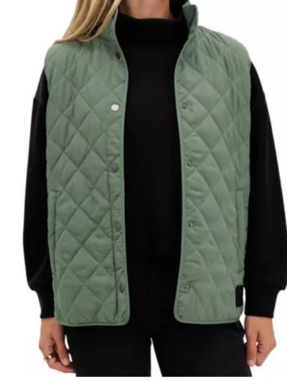Women's Waggle Golf Crosscut Quilted Vest/Size Small - Picture 8 of 9